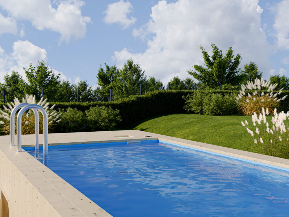 580 x 240 cm swimming pool with liner | A&M Przeciszów