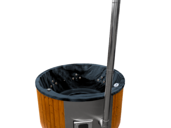 SPA 200 black bathtub with internal heater - NORD