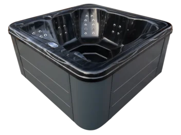 Wanna SPA 220x220 czarna kompozyt - AURA